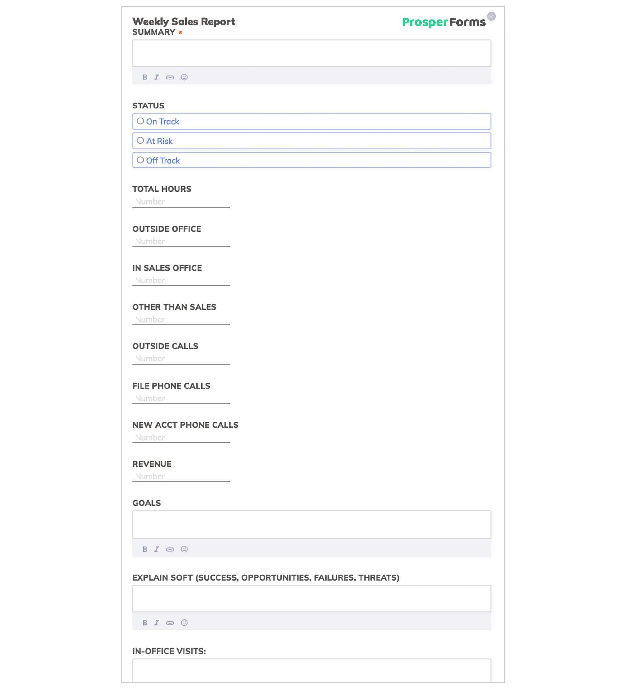 10 Outstanding Templates Of Weekly Reports | Free Download In Customer Visit Report Format Templates