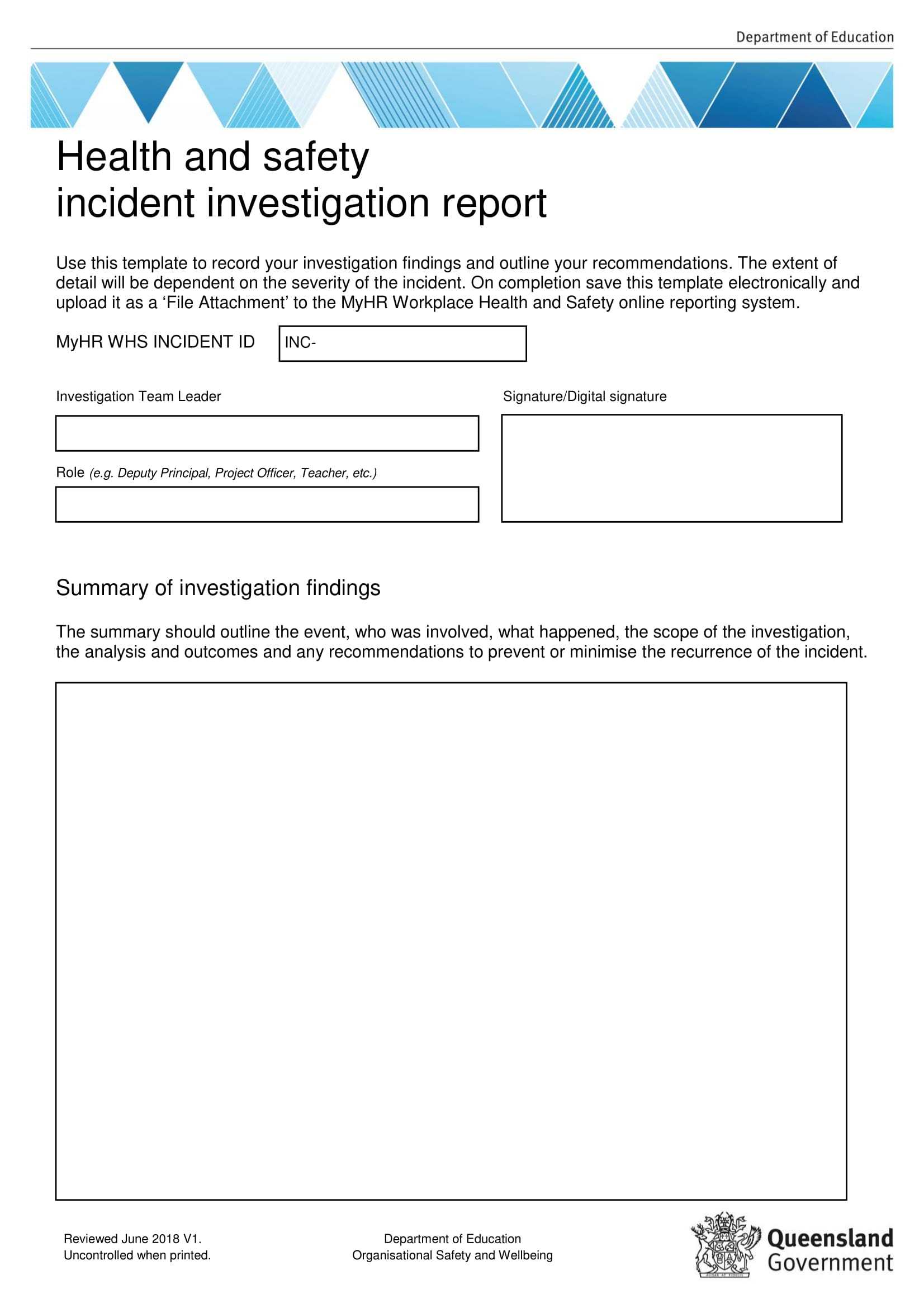 10+ Workplace Investigation Report Examples – Pdf | Examples With Regard To Workplace Investigation Report Template
