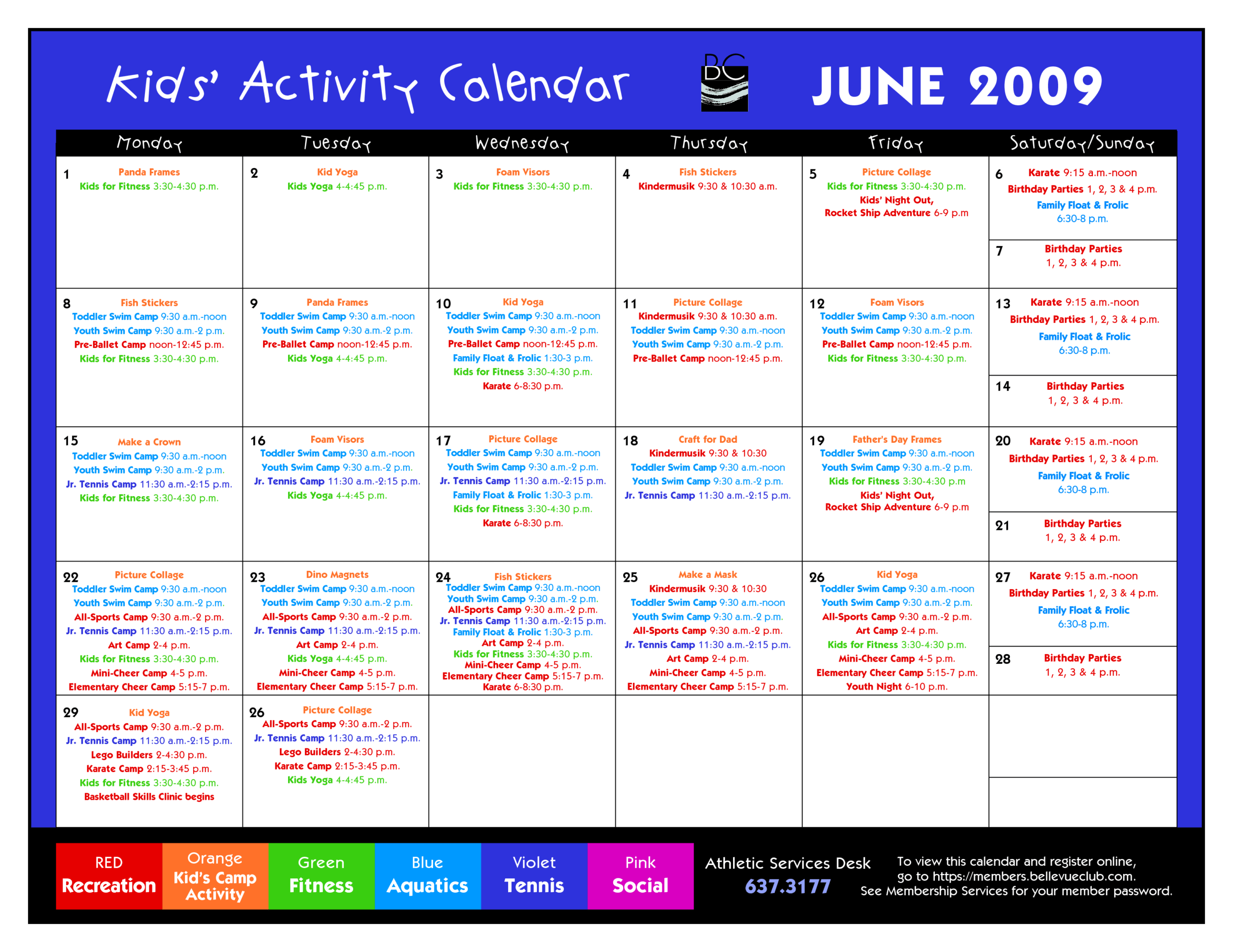 14 Blank Activity Calendar Template Images - Printable Blank Inside Blank Activity Calendar Template