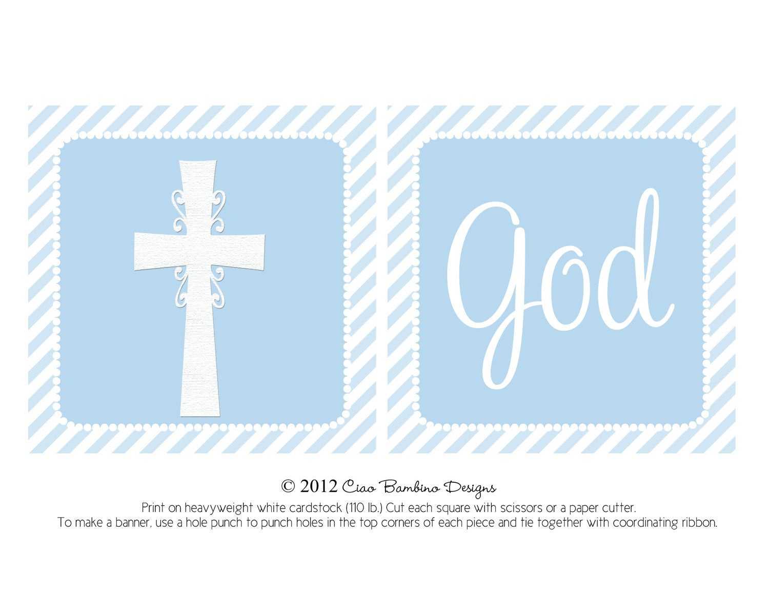 14 Christening Banner Template Free Download, Banner In Free Printable First Communion Banner Templates