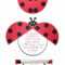 18 Printable Blank Ladybug Invitation Template Now With Regarding Blank Ladybug Template
