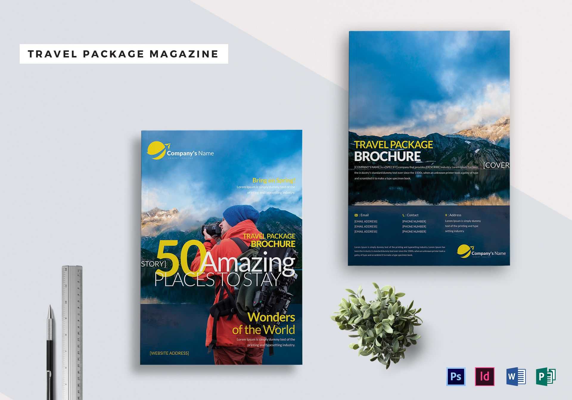19+ Magazine Examples, Templates & Design Ideas In Publisher Pertaining To Magazine Ad Template Word
