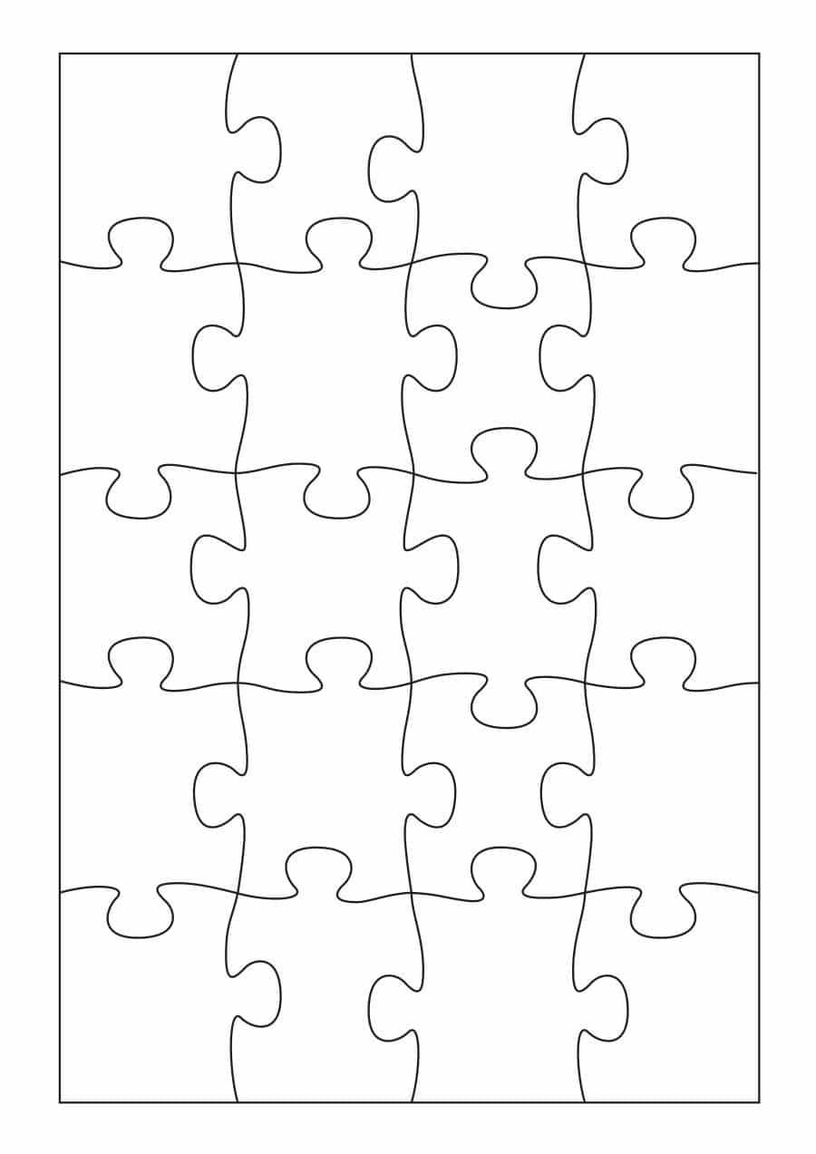 19 Printable Puzzle Piece Templates ᐅ Templatelab Inside Blank Jigsaw Piece Template