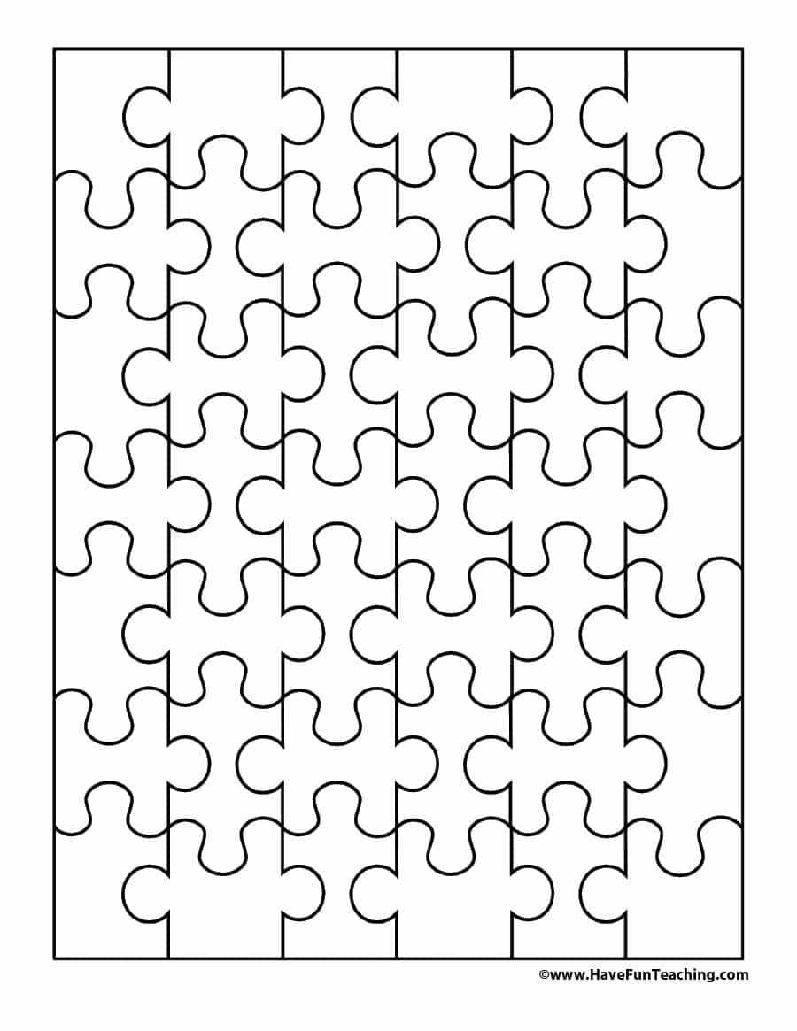 19 Printable Puzzle Piece Templates ᐅ Templatelab Throughout Jigsaw Puzzle Template For Word