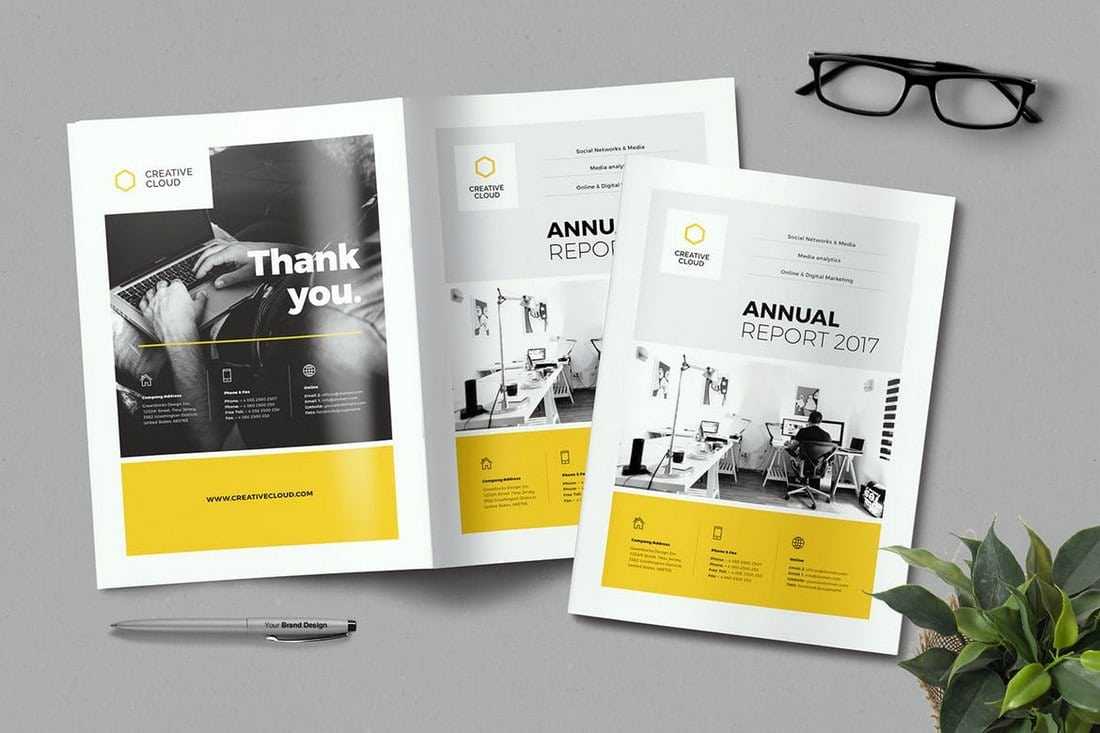 20+ Annual Report Templates (Word & Indesign) 2018 Intended For Word Annual Report Template