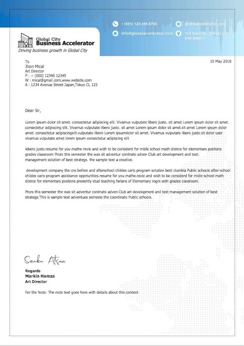 20 Best Free Microsoft Word Corporate Letterhead Templates With Regard To Headed Letter Template Word