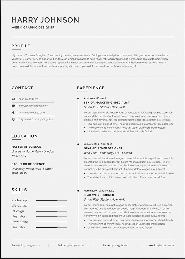 20+ Free And Premium Word Resume Templates [Download] With Microsoft Word Resumes Templates