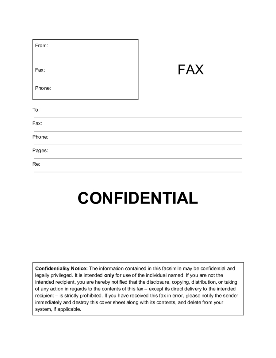 2020 Fax Cover Sheet Template – Fillable, Printable Pdf Pertaining To Fax Cover Sheet Template Word 2010