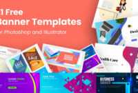 21 Free Banner Templates For Photoshop And Illustrator for Vinyl Banner Design Templates