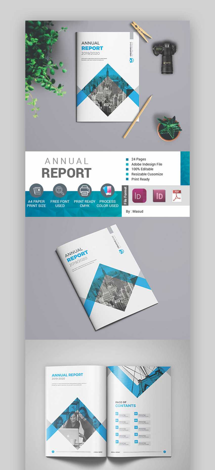 25+ Best Annual Report Templates – With Creative Indesign For Free Annual Report Template Indesign