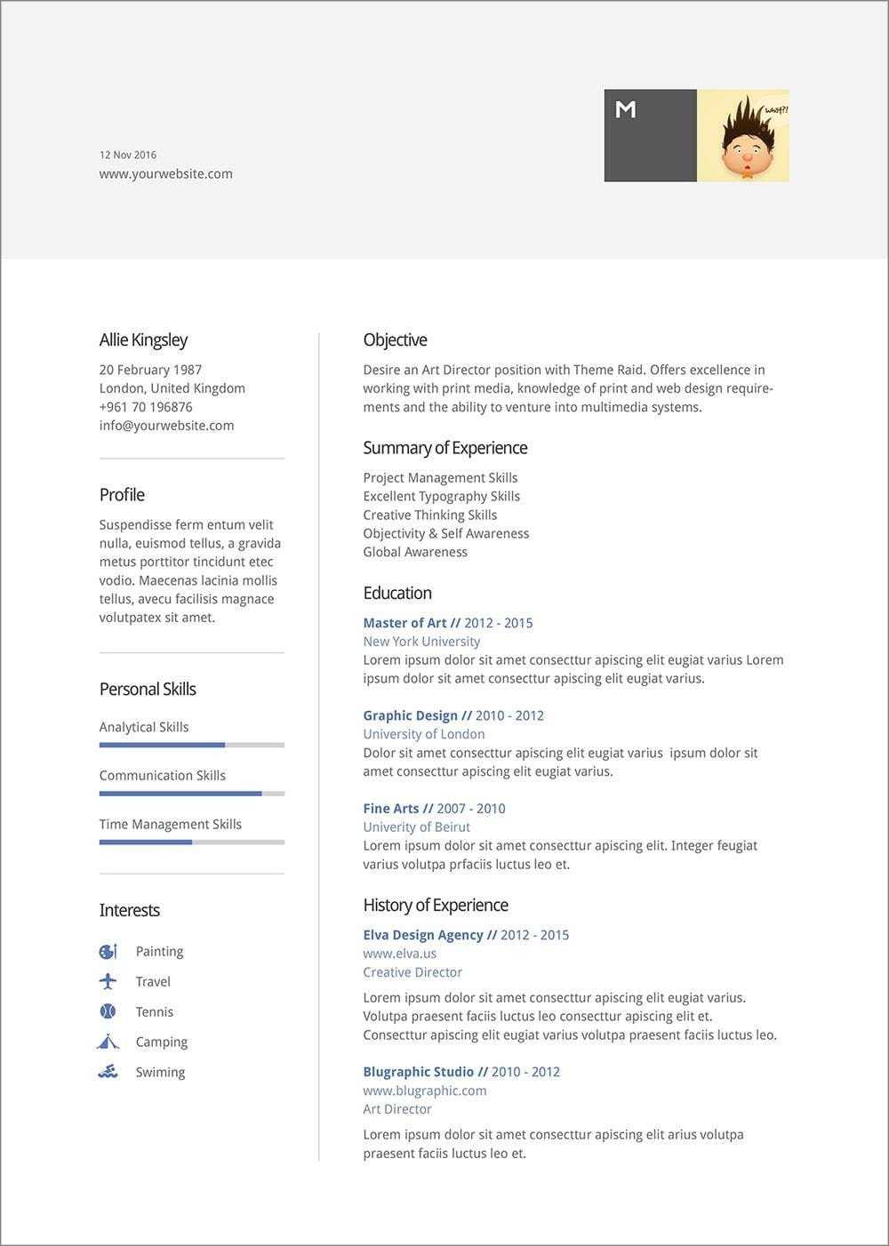 25 Resume Templates For Microsoft Word [Free Download] With Regard To How To Get A Resume Template On Word