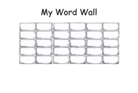 28+ [ Word Wall Template Free ] | 8 Best Images Of Personal within Blank Word Wall Template Free