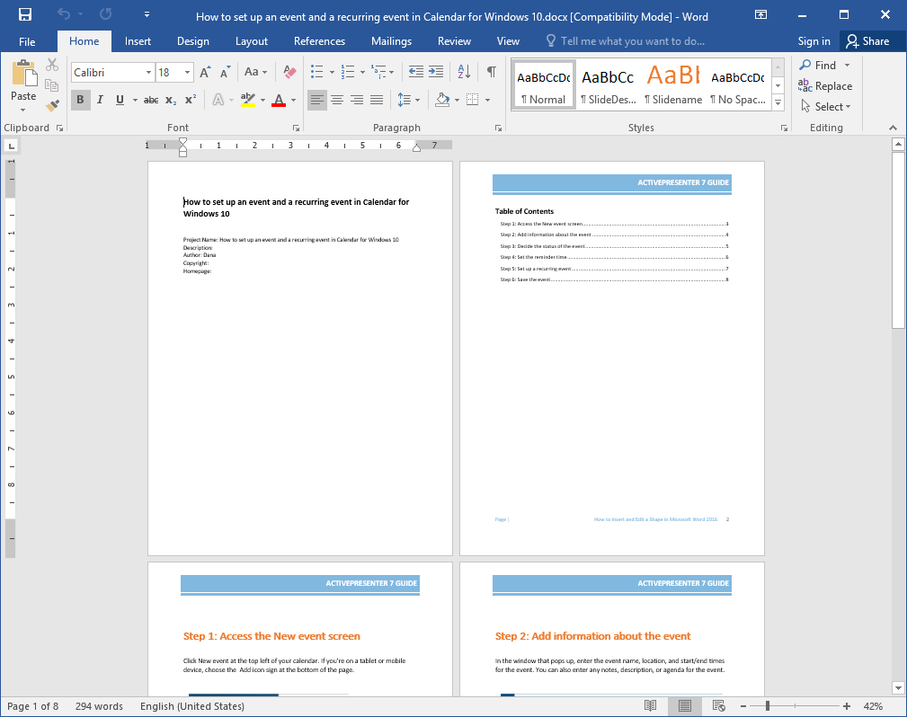 3 Simple Steps To Create An Employee Training Manual For Inside Training Manual Template Microsoft Word