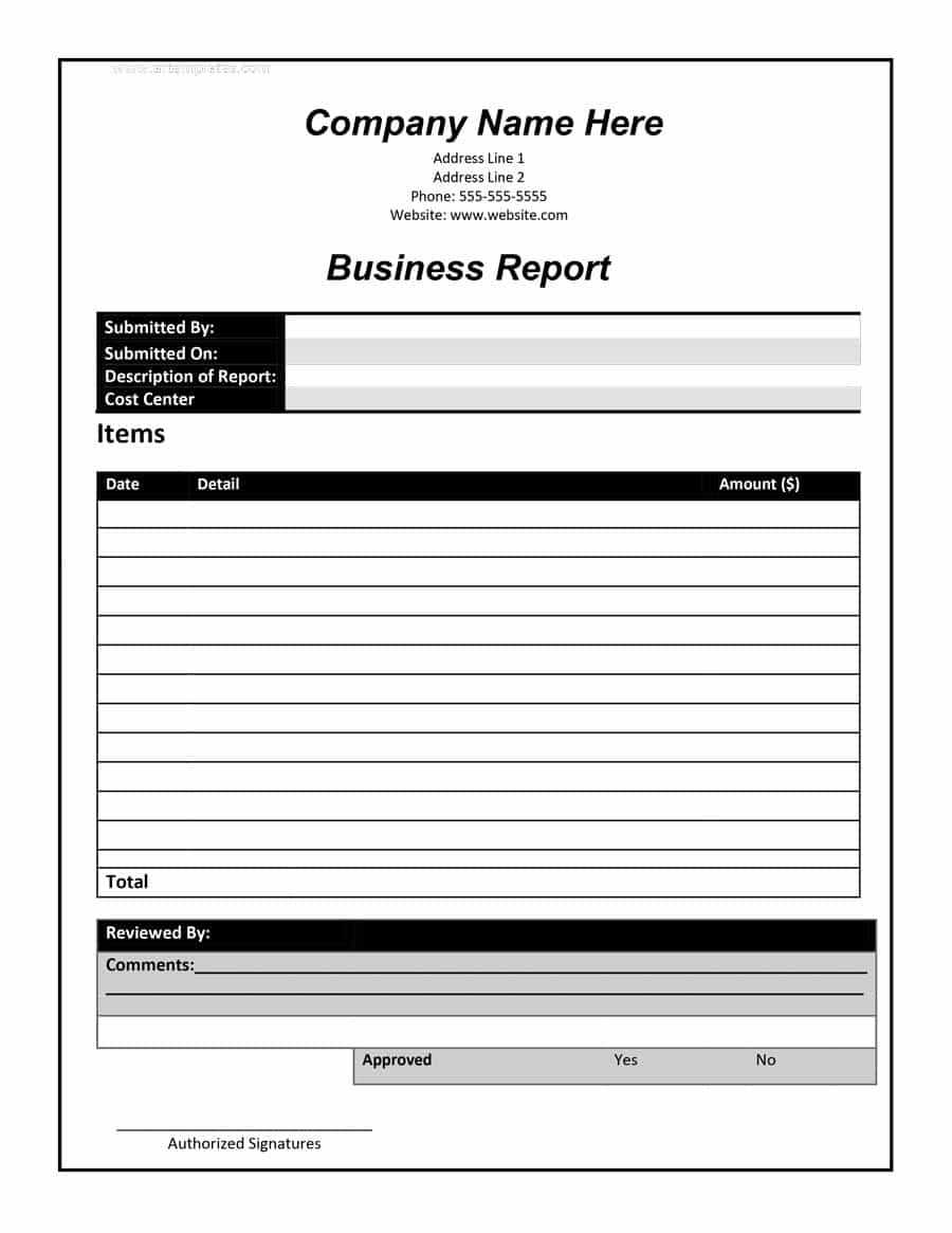 30+ Business Report Templates & Format Examples ᐅ Templatelab With Simple Business Report Template