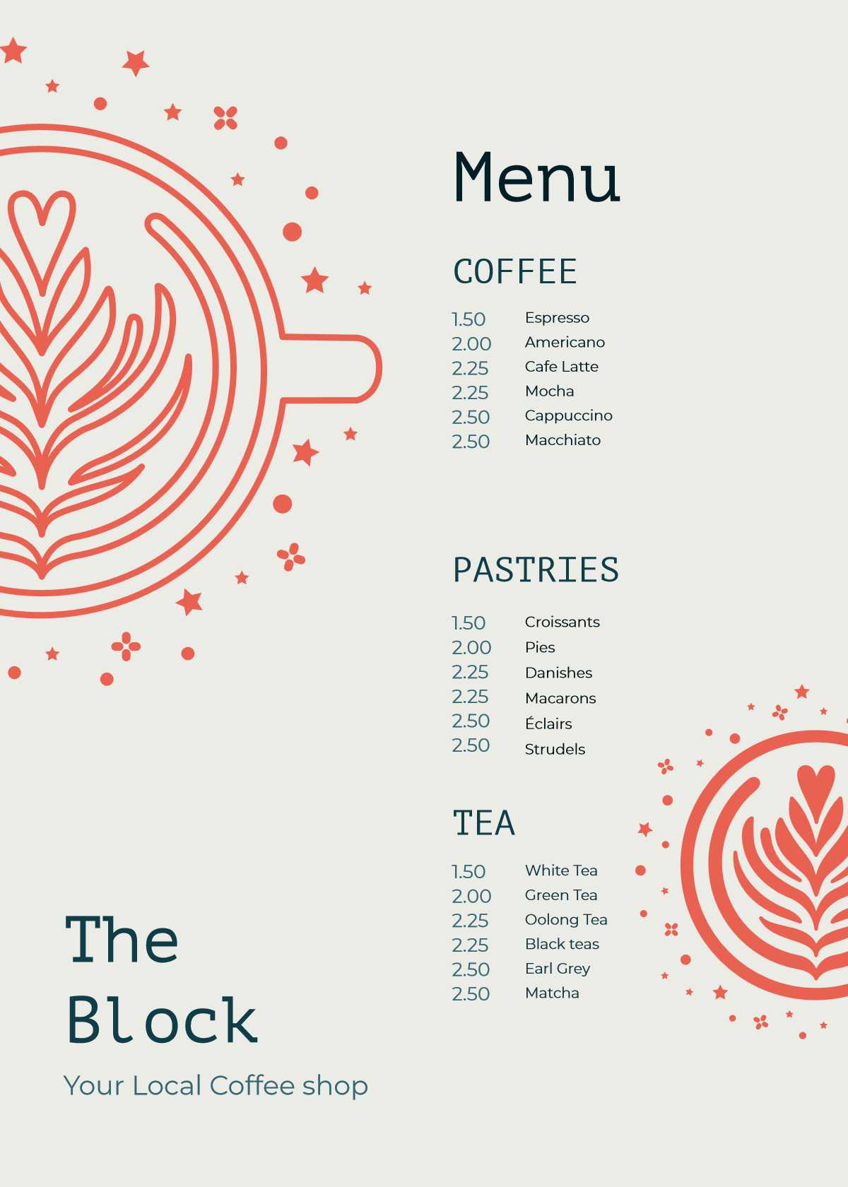 32 Free Simple Menu Templates For Restaurants, Cafes, And For Free Cafe Menu Templates For Word