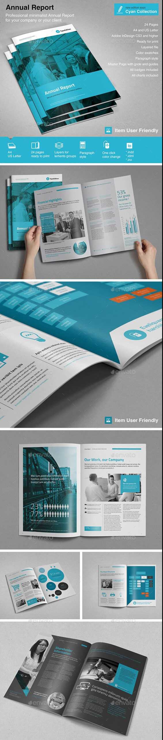 32+ Indesign Annual Report Templates For Corporate Pertaining To Free Indesign Report Templates