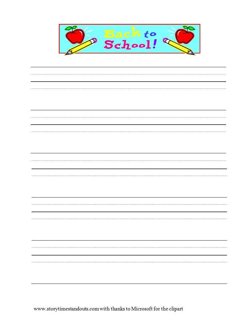 32 Printable Lined Paper Templates ᐅ Templatelab With Notebook Paper Template For Word