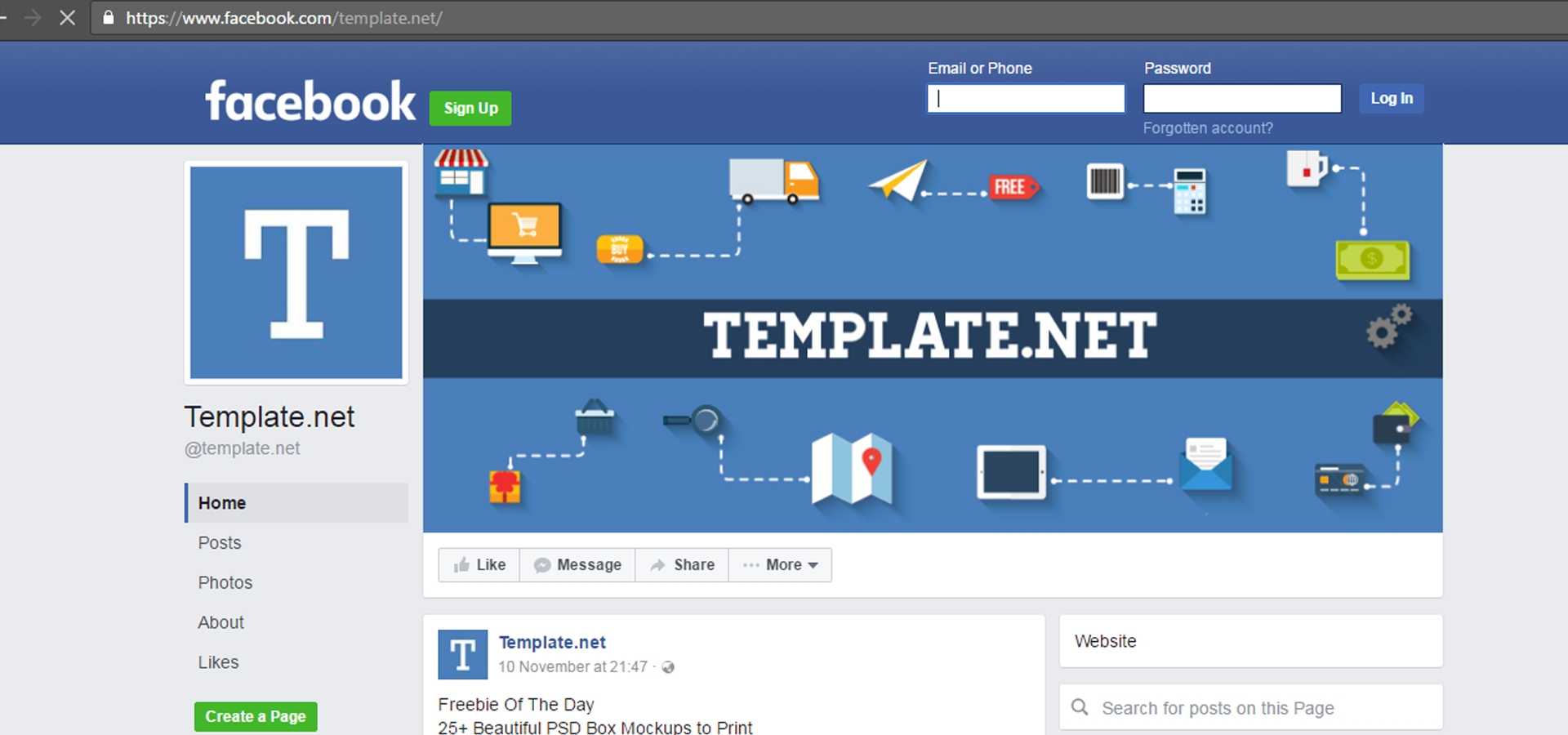 33+ Facebook Timeline Cover Page Templates & Designs | Free Inside Facebook Banner Template Psd
