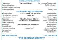 33 Free Church Bulletin Templates (+Church Programs) ᐅ within Church Program Templates Word