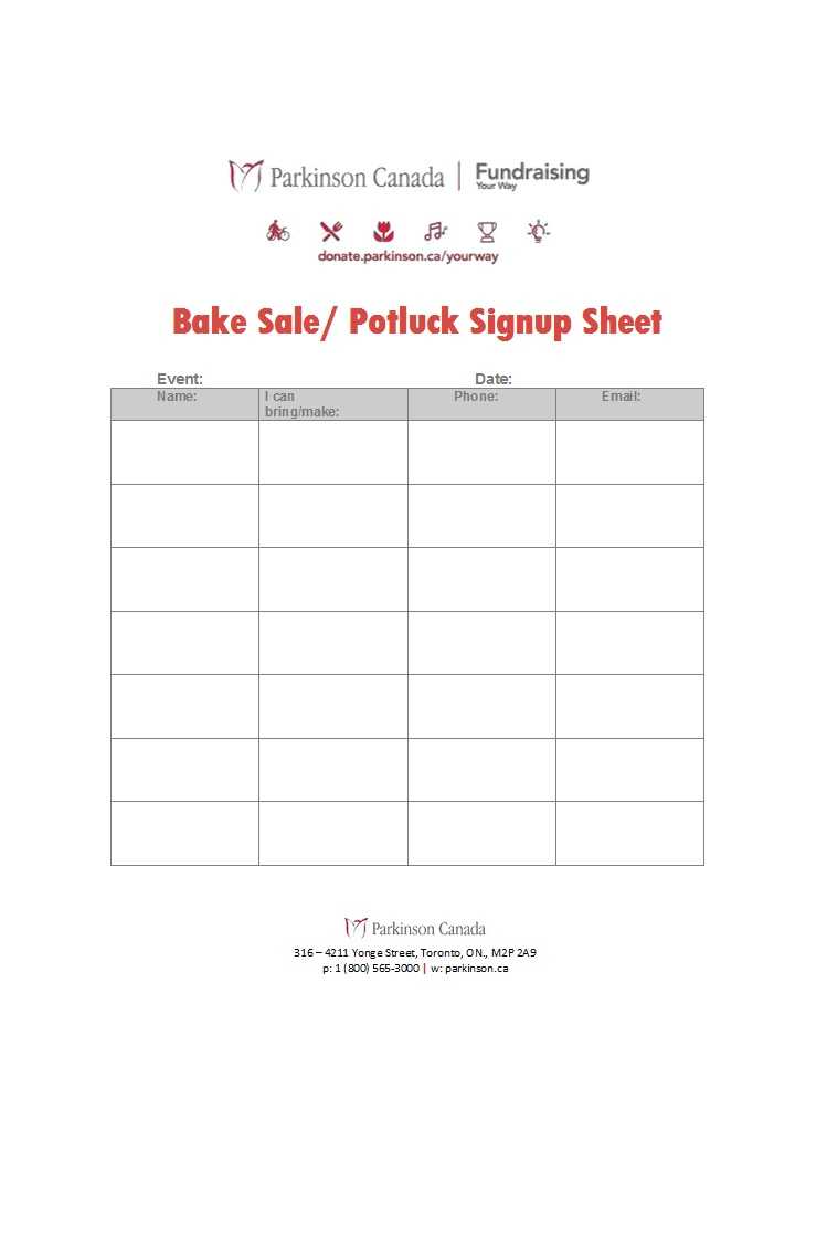 38 Best Potluck Sign Up Sheets (For Any Occasion) ᐅ Templatelab Pertaining To Free Sign Up Sheet Template Word