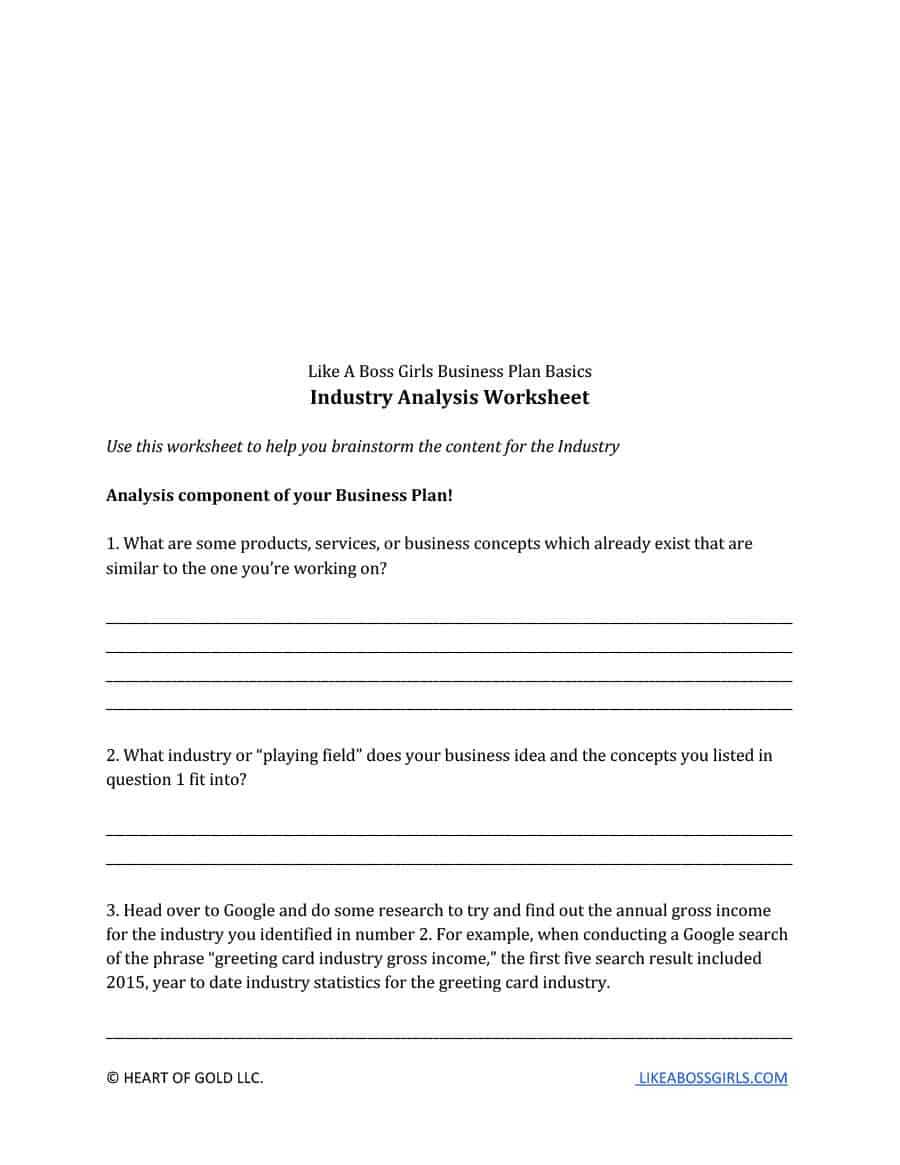 39 Free Industry Analysis Examples & Templates ᐅ Templatelab Inside Industry Analysis Report Template
