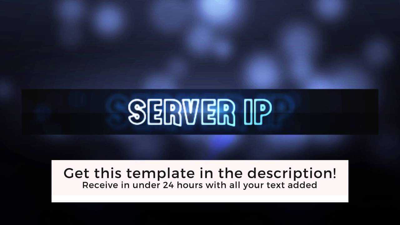 3D Minecraft Server Banner Template (Gif) – "fluid" Within Minecraft Server Banner Template
