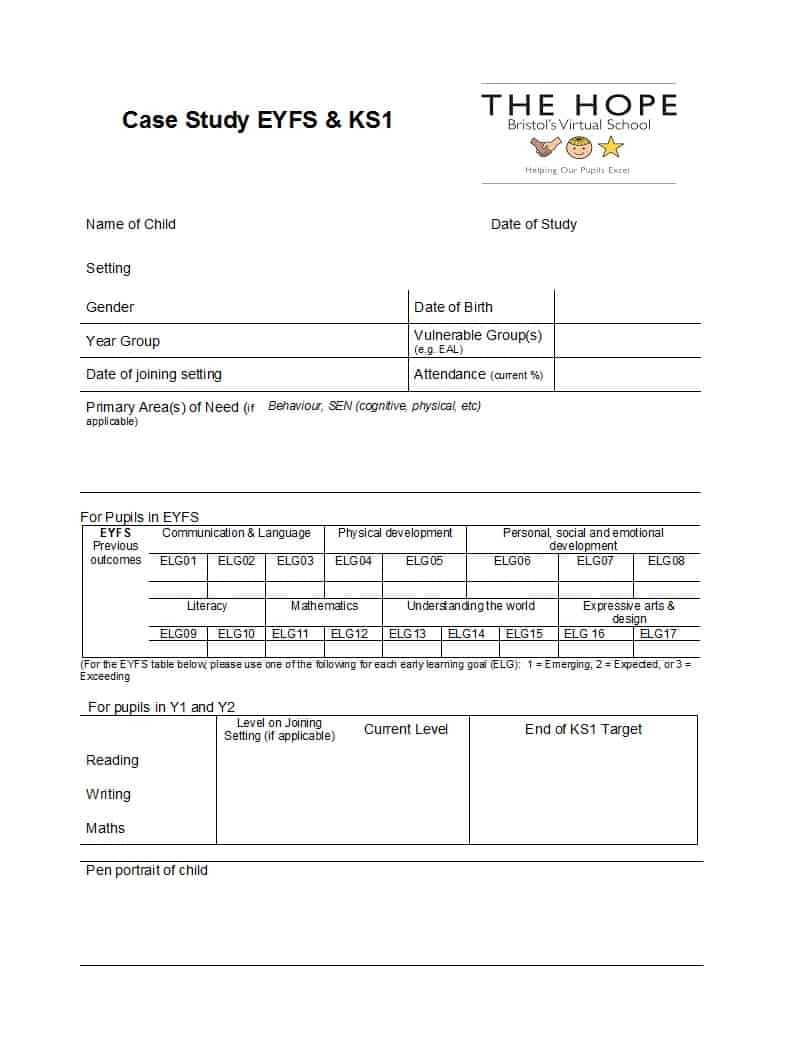 49 Free Case Study Templates ( + Case Study Format Examples + ) Regarding Case Report Form Template