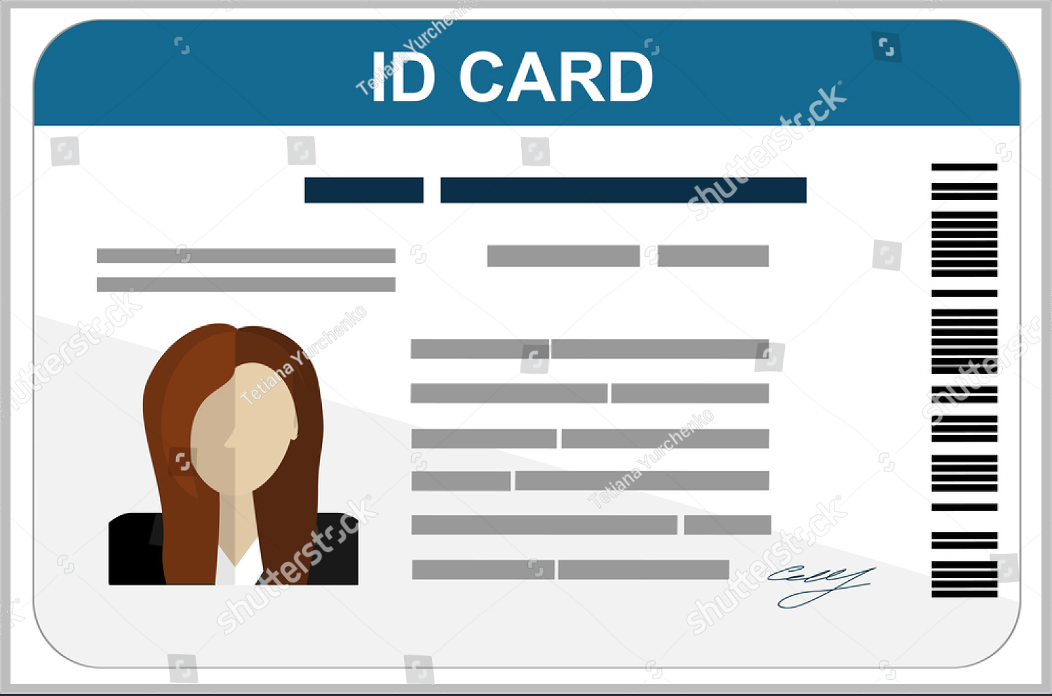 4E4820 Id Card Template Photoshop | Wiring Library Pertaining To Id Badge Template Word