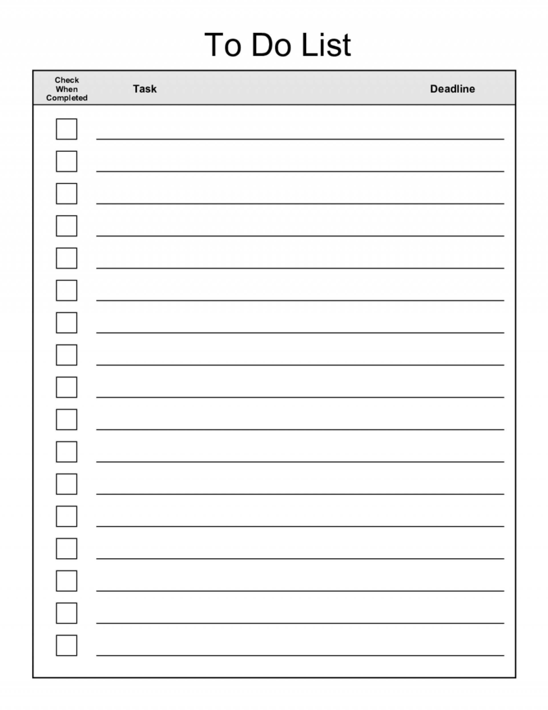 5087 Blank Checklist Templates | Wiring Resources With Blank Checklist Template Word