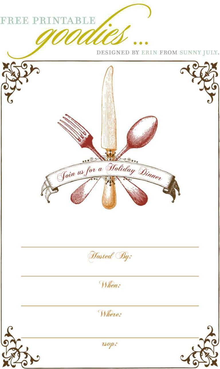 57 Best Dinner Invitation Template Free For Ms Word For Pertaining To Free Dinner Invitation Templates For Word