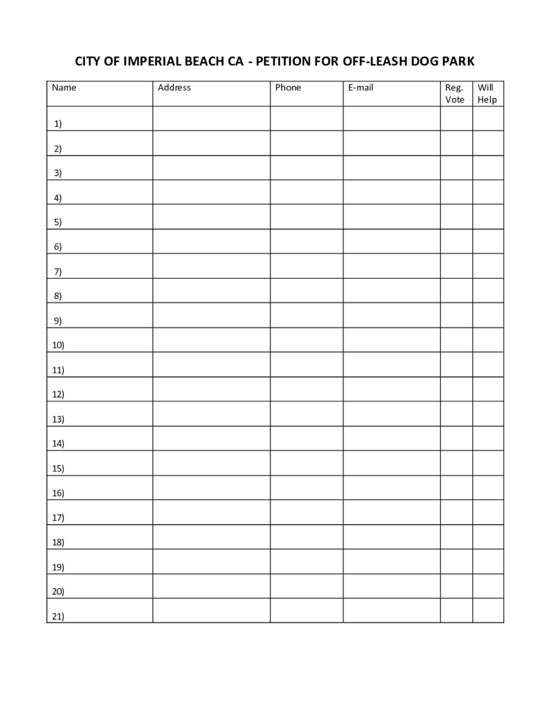 6+ Petition Templates – Word Excel Pdf Formats Pertaining To Blank Petition Template