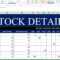 #68 How To Make Maintain Stocks Report In Ms Excel In Stock Report Template Excel