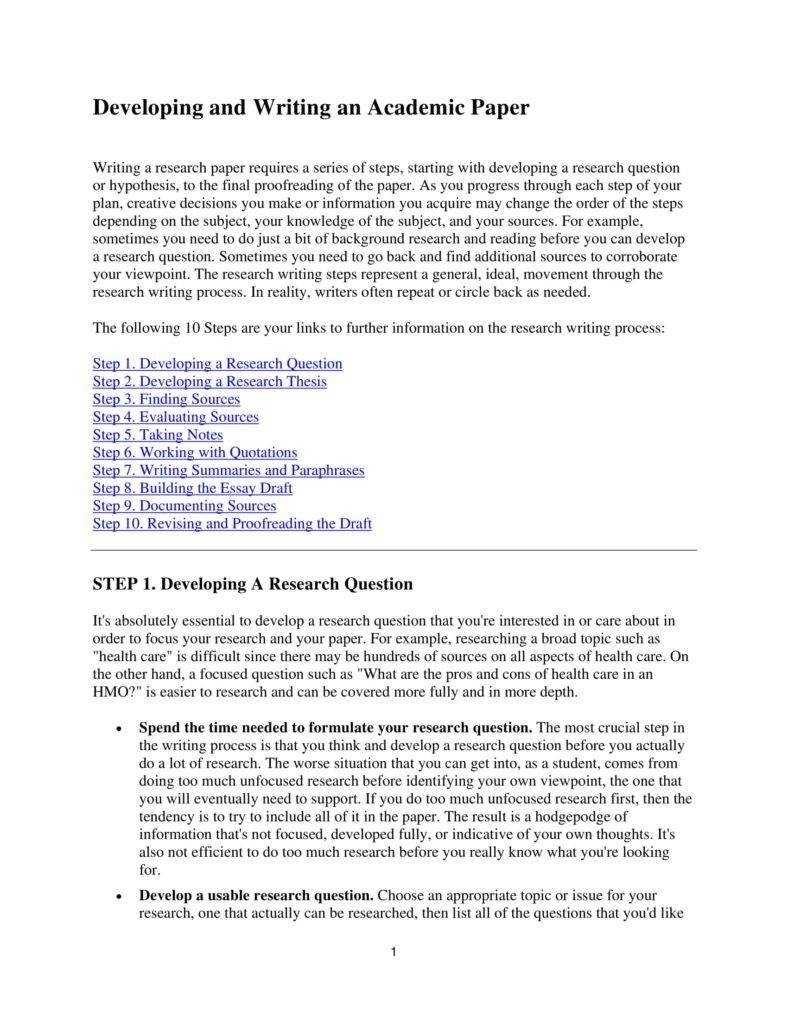 8+ Academic Paper Templates - Pdf | Free & Premium Templates For Scientific Paper Template Word 2010