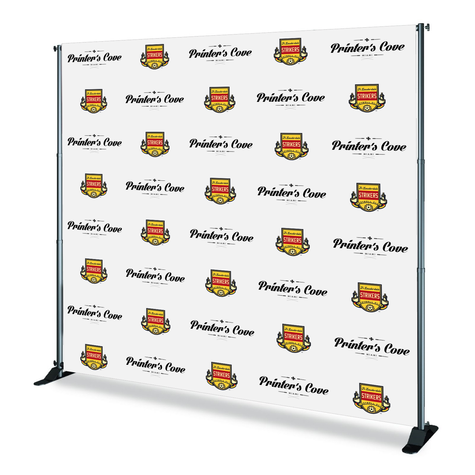 8X8 Vinyl Step And Repeat Backdrop / Hardware Within Step And Repeat Banner Template