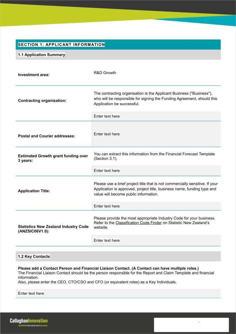 9+ Funding Application Form Templates – Free Pdf, Doc Format Inside Funding Report Template