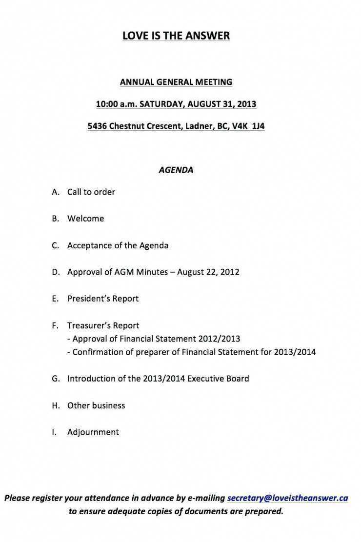 91 Free Sports Club Agm Agenda Template Templates For Sports For Treasurer's Report Agm Template