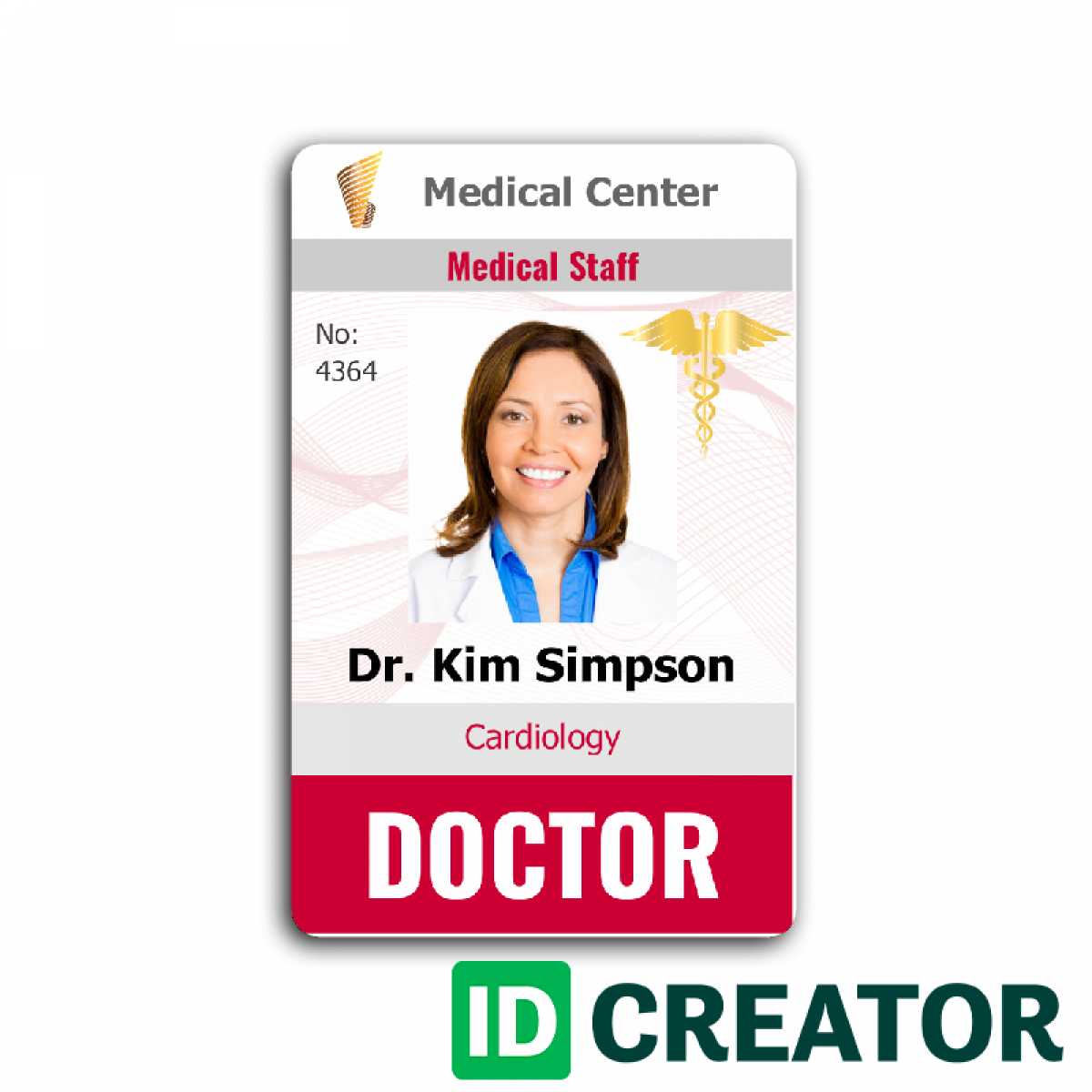 96 Customize Our Free Medical Id Card Template Word Now With In Id Badge Template Word