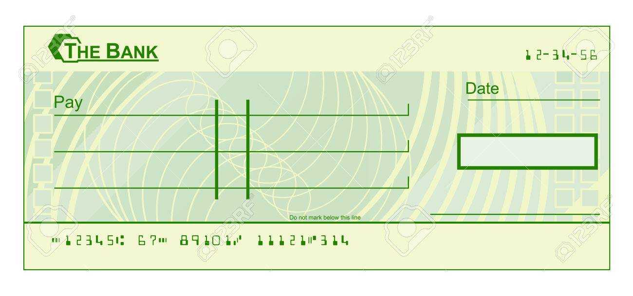 A Blank Cheque Check Template Illustration For Blank Cheque Template Download Free
