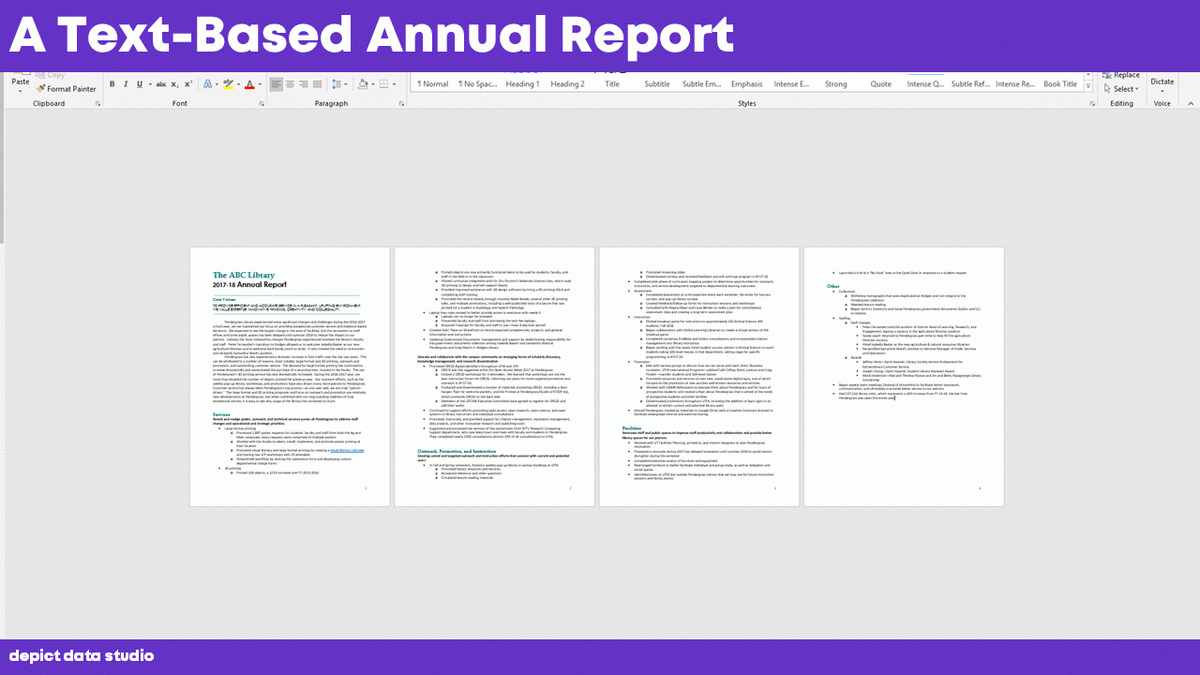 A Two Hour Turnaround: How To Transform A Text Heavy Report With Wrap Up Report Template