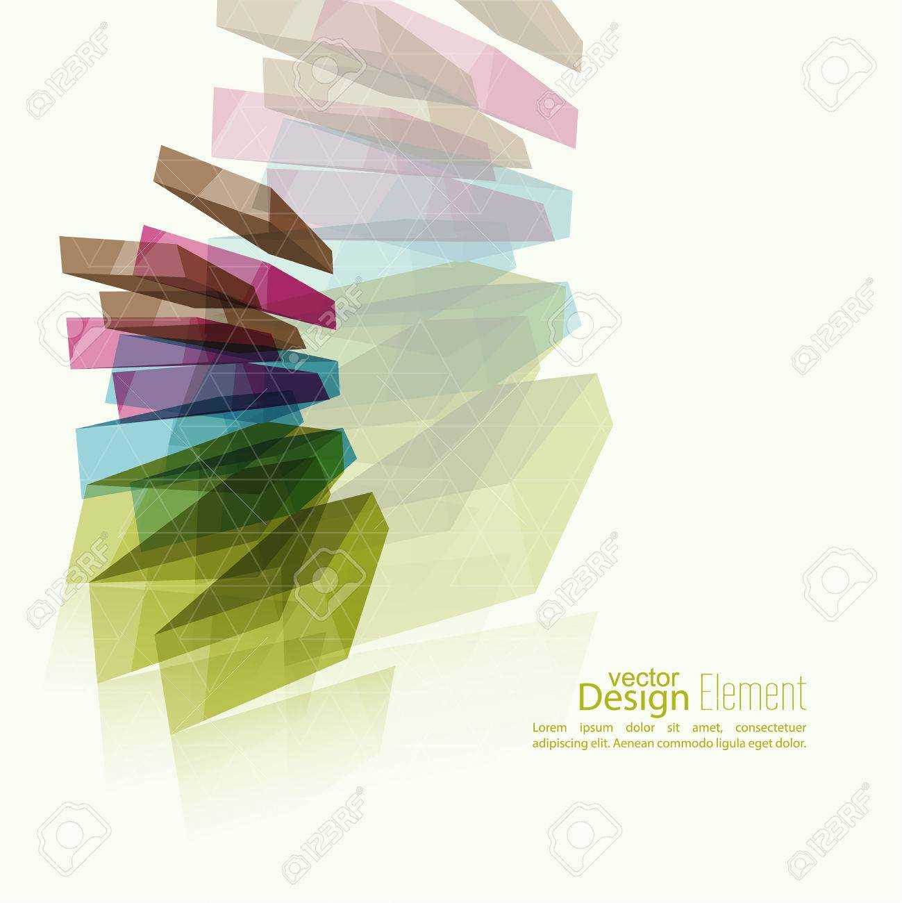Abstract Background With Colored Crystals, Trellis Structure. For Cover  Book, Brochure, Flyer, Poster, Magazine, Booklet, Leaflet, Cd Cover Design, Within Mobile Book Report Template