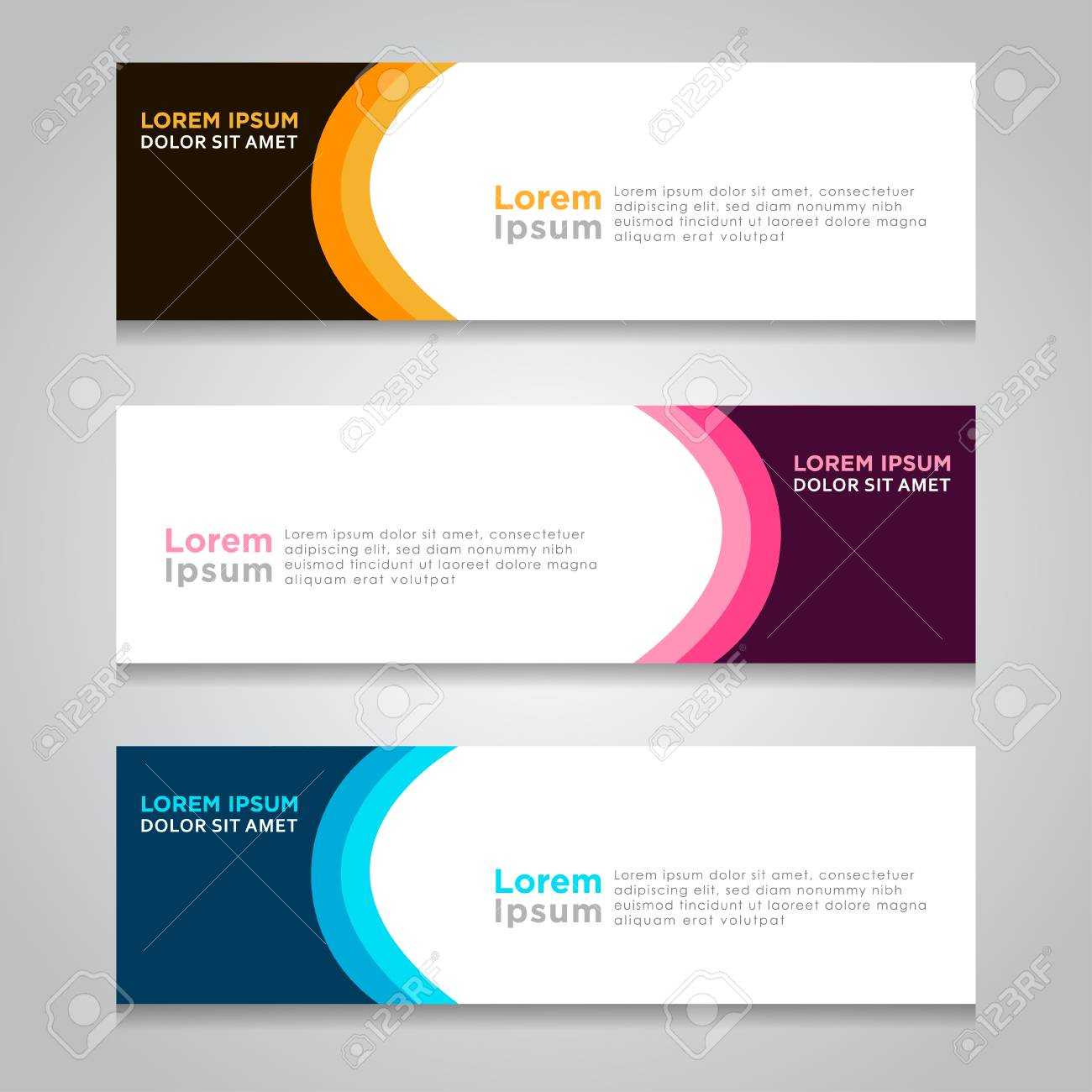 Abstract Web Banner Design Background Or Header Templates Throughout Website Banner Design Templates