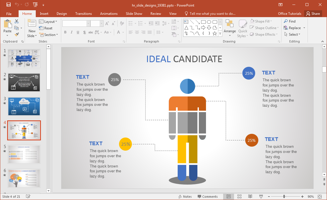 Animated Hr Powerpoint Template Pertaining To Hr Annual Report Template