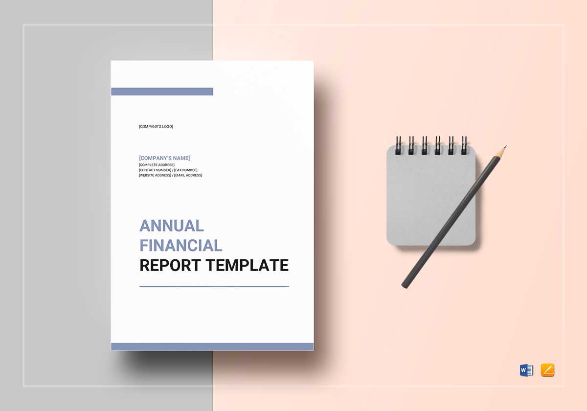 Annual Financial Report Template Throughout Annual Financial Report Template Word