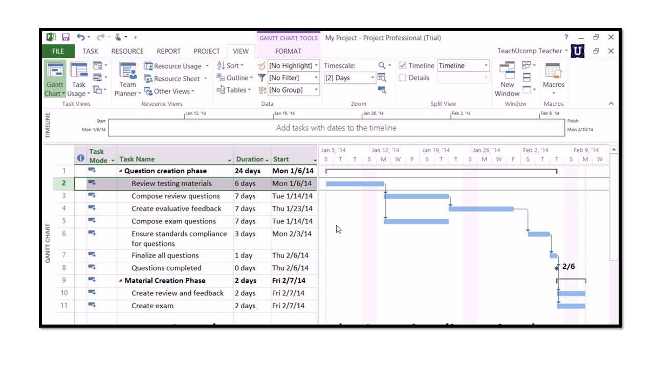 Assigning Work Resources To Tasks In Microsoft Project 2013 In Ms Project 2013 Report Templates