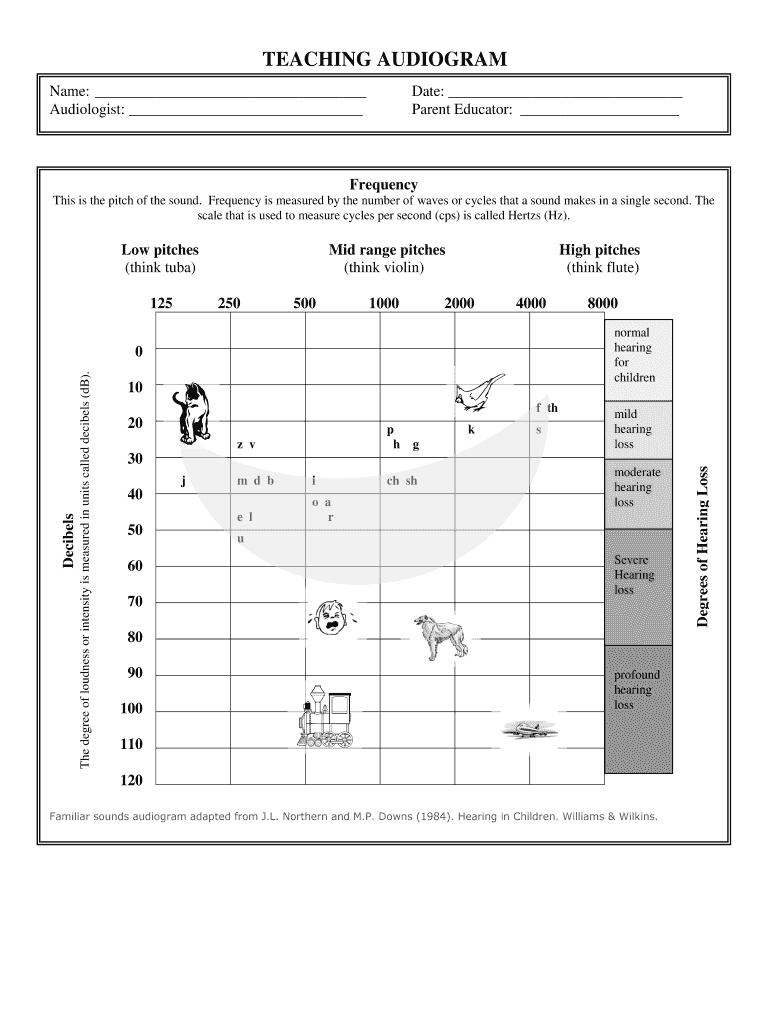 Audiogram Template – Fill Out And Sign Printable Pdf Template | Signnow With Regard To Blank Audiogram Template Download