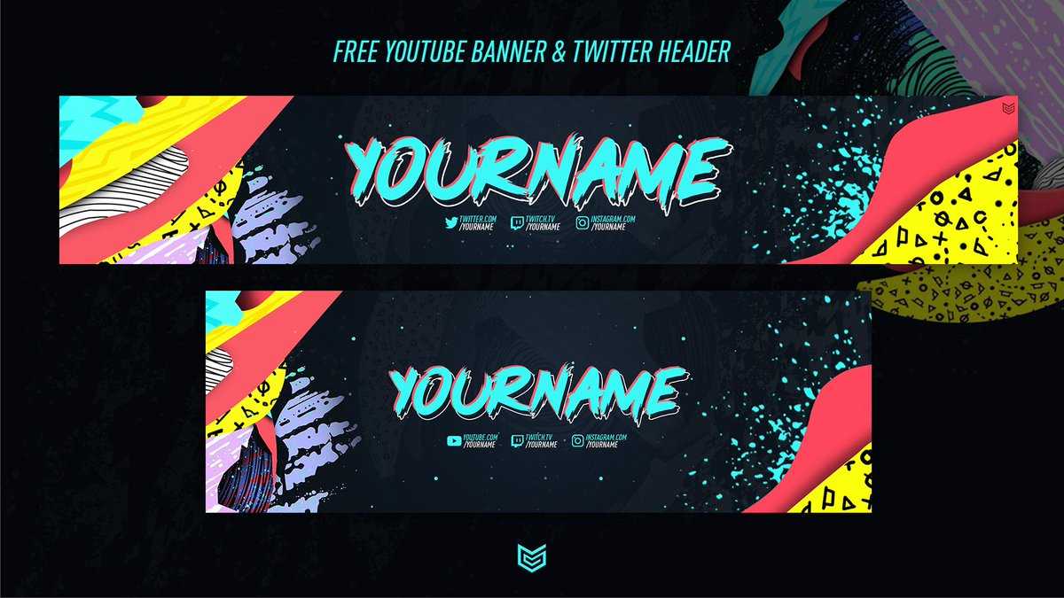 B L A I R On Twitter: "free Fifa 20 Banner & Header 👍 For With Regard To Twitter Banner Template Psd