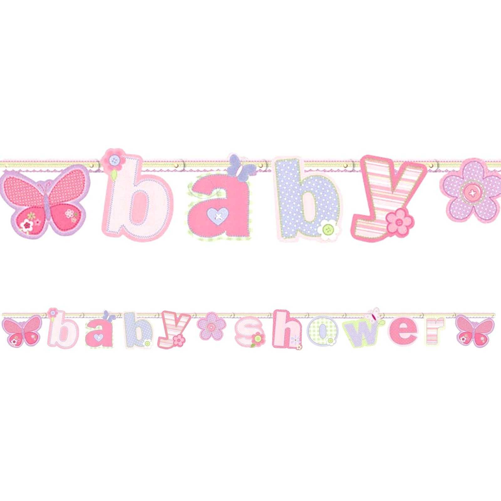 Baby Shower Banner Template Free | Handmade | Zblogowani Inside Free Bridal Shower Banner Template