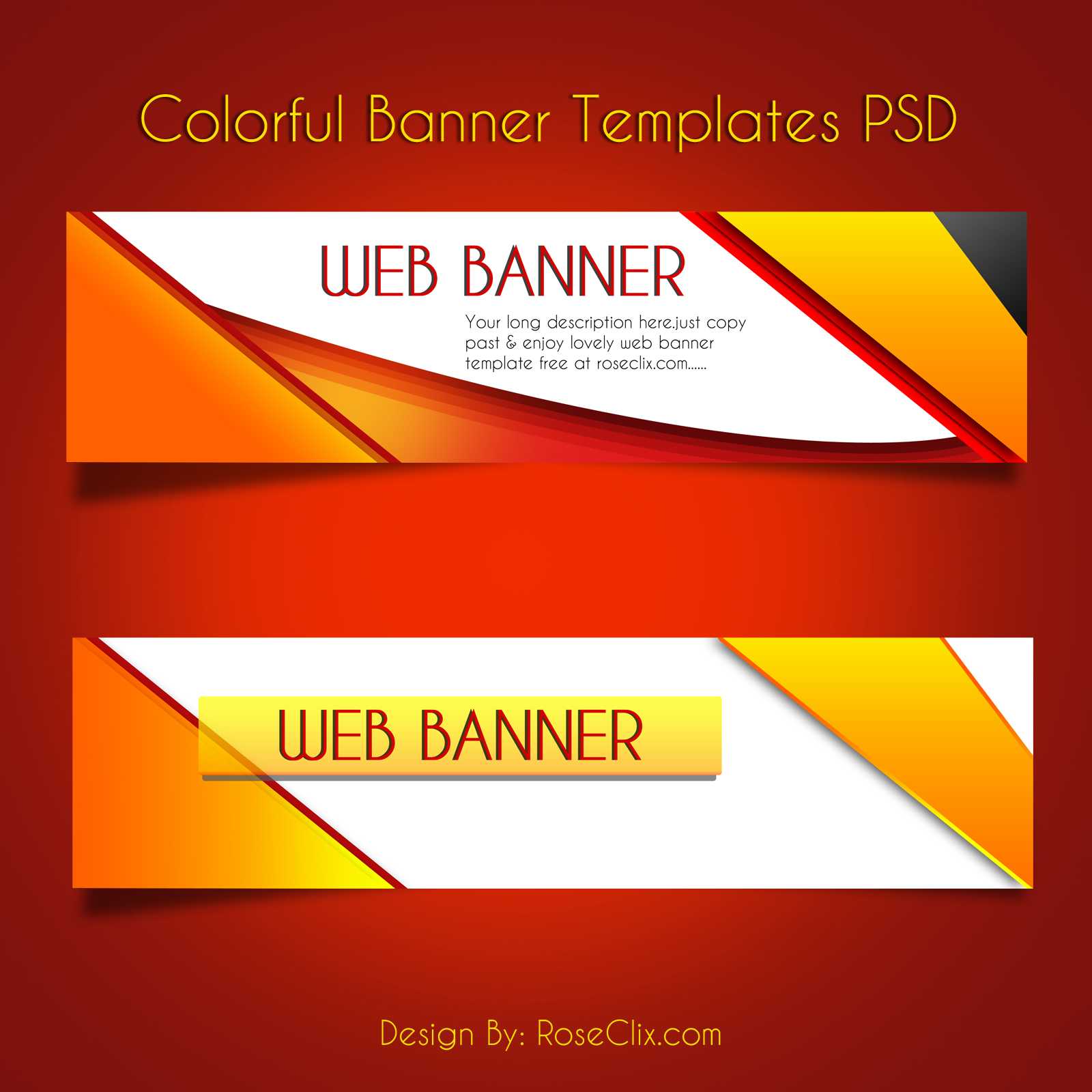 Banner Template Free – Calep.midnightpig.co With Website Banner Templates Free Download