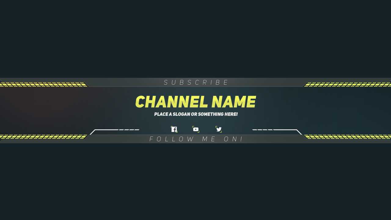 Banner Template Youtube – Dalep.midnightpig.co Regarding Banner Template For Photoshop