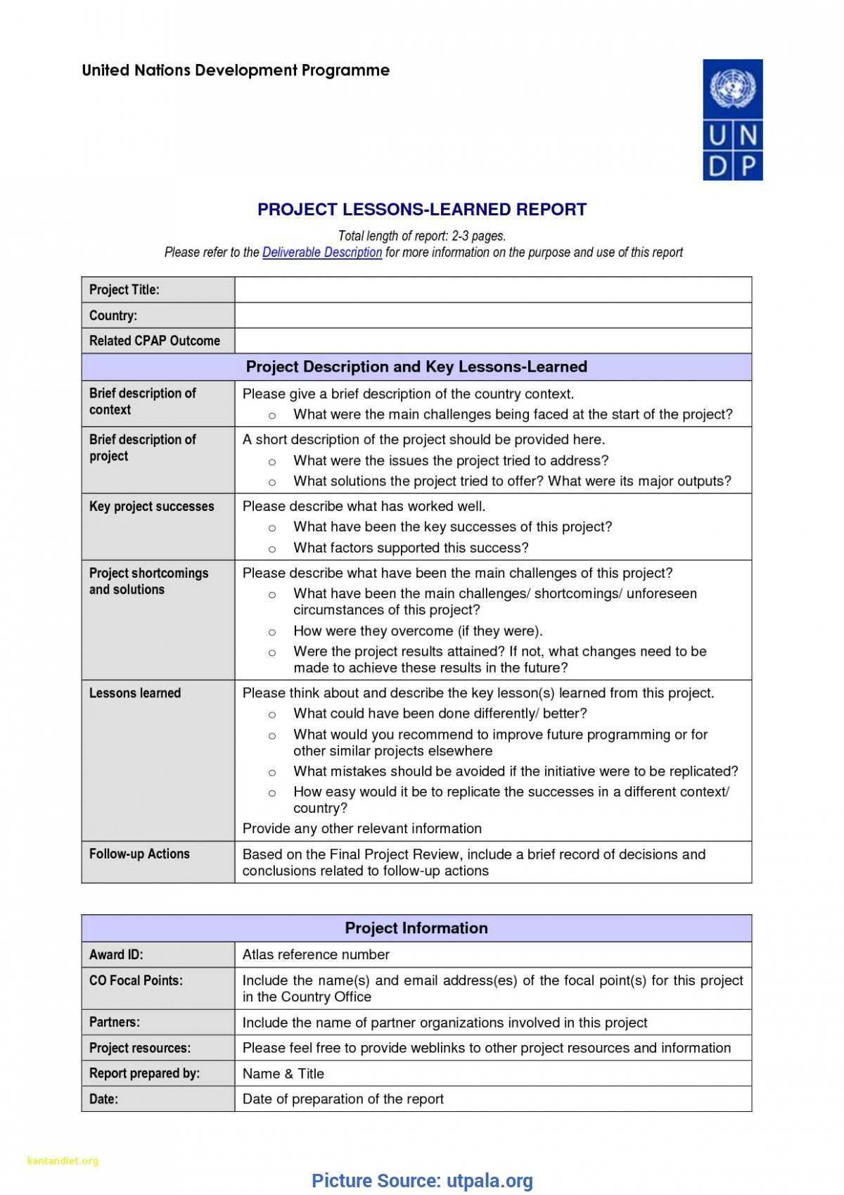 Best Lessons Learned Report Lovely Lessons Learnt Report Regarding Lessons Learnt Report Template